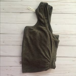 Olive Green Midi Tank Dress